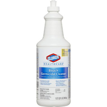 Picture of Clorox Healthcare® Bleach Germicidal Surface Disinfectant Cleaner Germicidal Liquid 32 oz. Bottle Fruity Floral Bleach Scent NonSterile68832