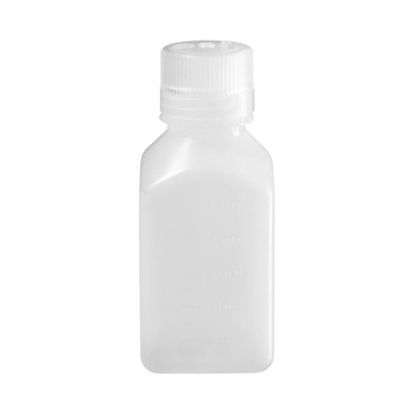 Picture of General Purpose Bottle Nalgene™ Narrow Mouth / Square HDPE / Polypropylene 250 mL (8 oz.)2018-0250