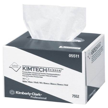 Picture of Task Wipe Kimtech Science Precision Light Duty White NonSterile 1 Ply Tissue 4-2/5 X 8-2/5 Inch Disposable05511