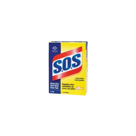 Picture of Scouring Pad S.O.S.® Heavy Duty Silver NonSterile Steel Wool Reusable88320