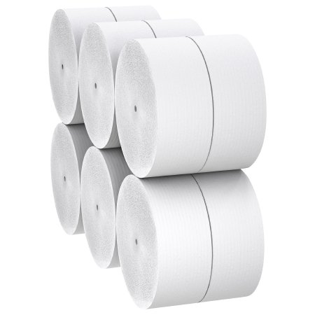 Picture of Toilet Tissue Scott® Essential Coreless JRT White 1-Ply Jumbo Size Coreless Roll Continuous Sheet 3-3/4 Inch X 2300 Foot07005