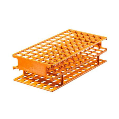 Picture of Centrifuge Tube / Test Tube Test Tube Rack Nalgene™ Unwire™ 72 Place 13 mm Tube Size Orange 2-1/4 X 4 X 7-3/4 Inch5970-0113