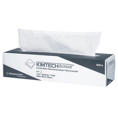 Picture of Task Wipe Kimtech Science Precision Light Duty White NonSterile 1 Ply Tissue 14-7/10 X 16-3/5 Inch Disposable05514
