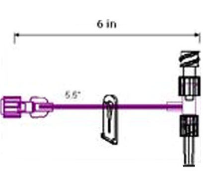 Picture of Extension Set 6 Inch Tubing DEHP-FreeB1913