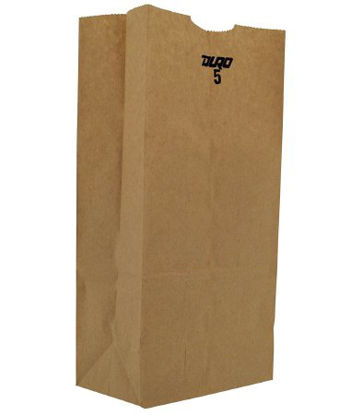 Picture of Grocery Bag Duro® Brown Kraft Recycled Paper 5 lbs.18405