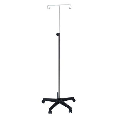 Picture of IV Stand Floor Stand 2-Hook 5 Caster, 2 Inch SwivelSS8343