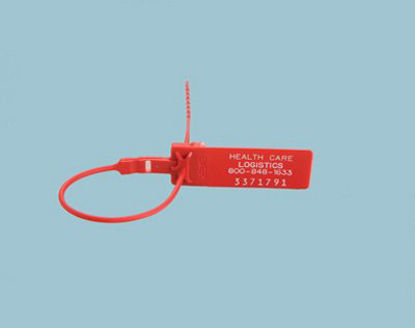 Picture of Secure-Pull Breakable Seal Health Care Logistics Red Plastic 9-1/2 Inch7907-10