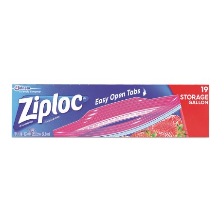 Picture of Recloseable Bag Ziploc® 9.6 X 12.1 Inch Plastic ClearSJN314467