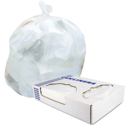Picture of Trash Bag Heritage 30 gal. White LLDPE 0.90 Mil. 30 X 36 Inch Star Seal Bottom Flat PackHERH6036TW