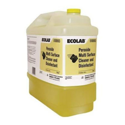 Picture of Ecolab® Surface Disinfectant Cleaner Peroxide Based Liquid Concentrate 2 gal. Jug Fresh Scent NonSterile6100693