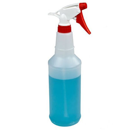 Picture of Empty Spray Bottle Medical Safety Systems HDPE Plastic Clear 32 oz.375-66133000