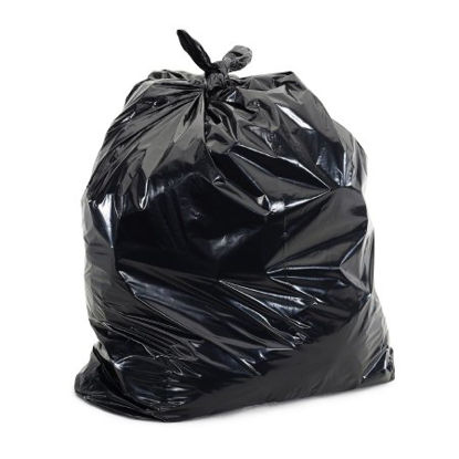 Picture of Trash Bag Colonial Bag 10 gal. Black HDPE 6 Mic. 24 X 24 Inch X-Seal Bottom Coreless RollHCR24LB