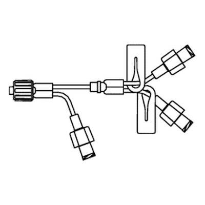 Picture of Extension Set Medfusion™ Mini Trifuse™ 4 Inch Tubing 0.5 mL Priming Volume DEHP-FreeMTF37