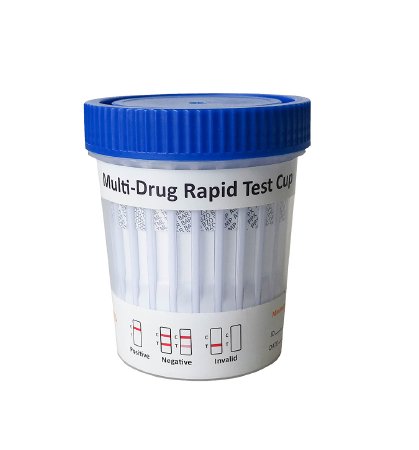 Picture of Drugs of Abuse Test 12-Drug Panel AMP500, BAR300, BUP10, BZO300, COC150, mAMP/MET500, MDMA500, MTD300, MOP300, OXY100, PCP25, THC50 Urine Sample 25 TestsCLIA-MDRC-12