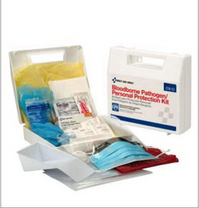 Picture of Bloodborne Pathogen / Personal Protection Kit First Aid Only216-O