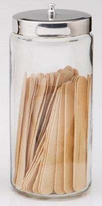 Picture of Sundry Jar Glass Clear 4 X 8.5 Inch4008