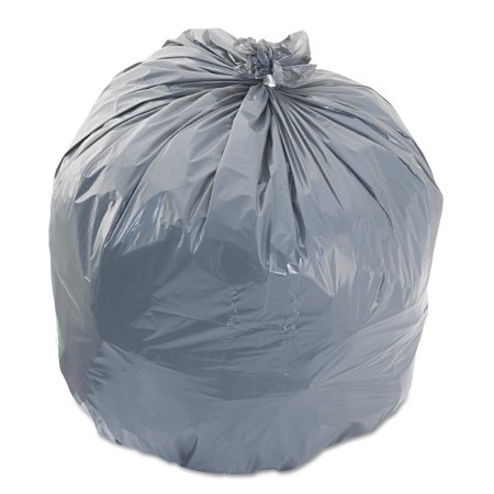 Picture of Trash Bag Heritage 33 gal. Gray LLDPE 1.10 Mil. 33 X 39 Inch Performance Bottom Seal Flat PackHERH6639SG