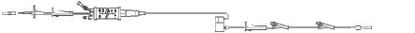 Picture of Primary Administration Set Alaris® 60 Drops / mL Drip Rate 122 Inch Tubing 3 Ports28063E