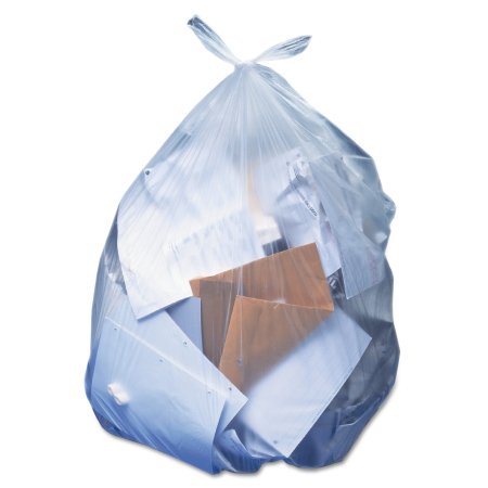Picture of Trash Bag Heritage 56 gal. Clear LLDPE 1.10 Mil. 43 X 47 Inch Performance Bottom Seal Flat PackHERH8647SC