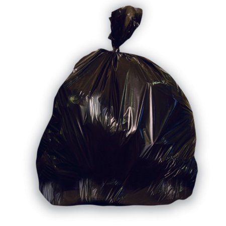 Picture of Trash Bag Heritage 60 gal. Black Reprocessed Resin 1.50 Mil. 38 X 58 Inch Star Seal Bottom Flat PackHERX7658AK