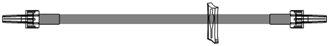 Picture of Extension Set 20 Inch Tubing Without Port 2.1 mL Priming Volume DEHP-FreeB1559