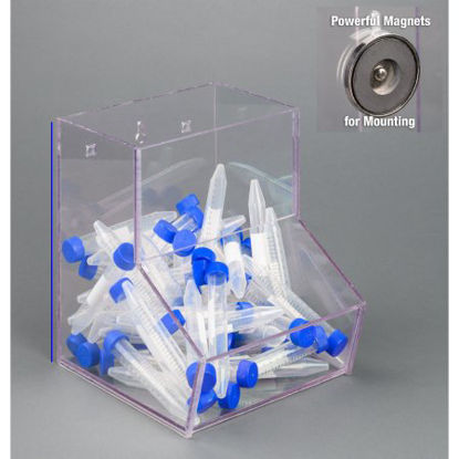 Picture of BIN, TUBE CONICAL W/MAGNETS 8.7"X7.4"X3.9"BULKMOUNT-M