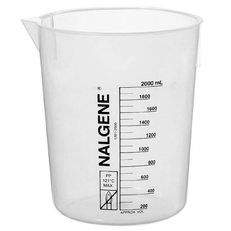 Picture of Laboratory Beaker Nalgene™ Griffin Low-Form Polypropylene 2,000 mL (64 oz.)1201-2000