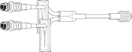 Picture of Extension Set 5 Inch Tubing 2 Ports 1.6 mL Priming Volume DEHP-Free2N3376