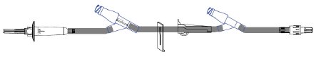 Picture of Primary Administration Set 60 Drops / mL Drip Rate 106 Inch Tubing 2 PortsB9382