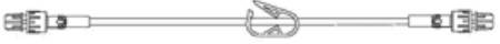 Picture of Extension Set 60 Inch Tubing DEHP-FreeB2007