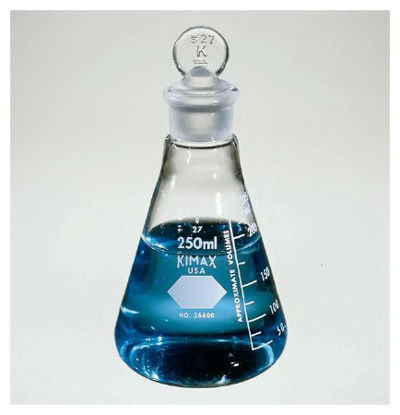 Picture of Erlenmeyer Flask Kimble® KIMAX® Narrow Mouth Borosilicate Glass 250 mL (8 oz.)26600-250