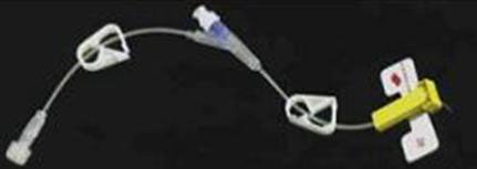 Picture of Huber Infusion Set LifeGuard™ 22 Gauge 1 Inch 10 Inch Tubing SmartSite PortCLGY-2210