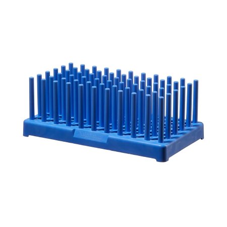 Picture of Peg Rack Test Tube Rack Nalgene™ 50 Place 14 to 17 mm Tube Size Blue 2-3/4 X 4-1/8 X 7-1/3 Inch5977-0317