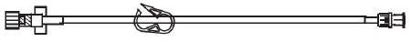 Picture of Extension Set 6 Inch Tubing 0.1 mL Priming Volume DEHP-FreeC20032