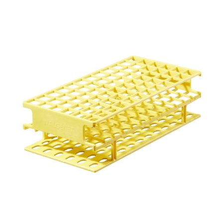 Picture of Centrifuge Tube / Test Tube Test Tube Rack Nalgene™ Unwire™ 72 Place 13 mm Tube Size Yellow 2-1/4 X 4 X 7-3/4 Inch5970-0213