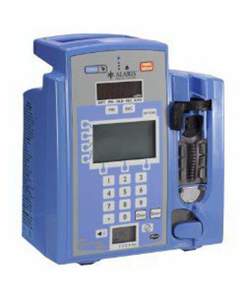 Picture of Refurbished Infusion Pump Alaris® 7130 Rechargeable Nickel Cadmium Battery Single Channel 5 X 7.7 X 8.6 Inch 6.85 lbs. 1 to 9999 mL Volume 0.1 to 999.9 mL / Hr. in 0.1 mL / Hr. Increments ; 0.1 to 270.0 mL / Hr. in 0.1 mL / Hr. IncrementsAM-A7130