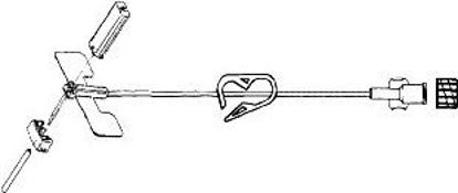 Picture of Huber Infusion Set LifeGuard™ 19 Gauge 3/4 Inch 10 Inch Tubing Without PortCLG-1934