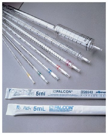 Picture of Falcon® Serological Pipette 2 mL 0.01 mL Graduation Increments / 0.8 mL Negative Graduations1367547