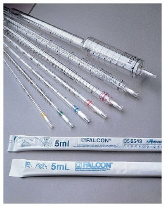 Picture of Falcon® Serological Pipette 2 mL 0.01 mL Graduation Increments / 0.8 mL Negative Graduations1367547