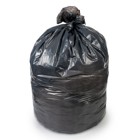 Picture of Trash Bag Colonial Bag 15 gal. Black LLDPE 0.60 Mil. 24 X 32 Inch X-Seal Bottom Flat PackCXB32H