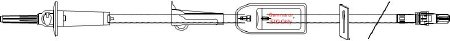 Picture of Primary Administration Set 10 Drops / mL Drip Rate 48 Inch TubingB3156
