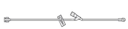 Picture of Extension Set 7 Inch Tubing 1 Port 0.20 mL Priming Volume DEHP-Free, Lipid Resistant40-0701