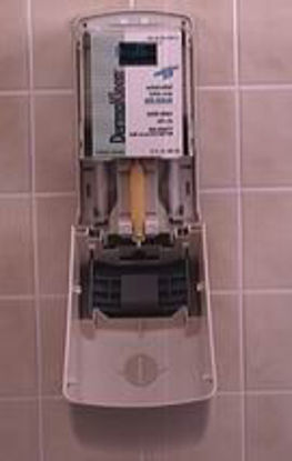 Picture of Hand Hygiene Dispenser DermaRite® White Plastic Manual Push 800 mL Wall Mount1500