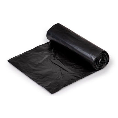 Picture of Trash Bag Colonial Bag 45 gal. Black HDPE 16 Mic. 40 X 48 Inch X-Seal Bottom Coreless RollHCR48XB