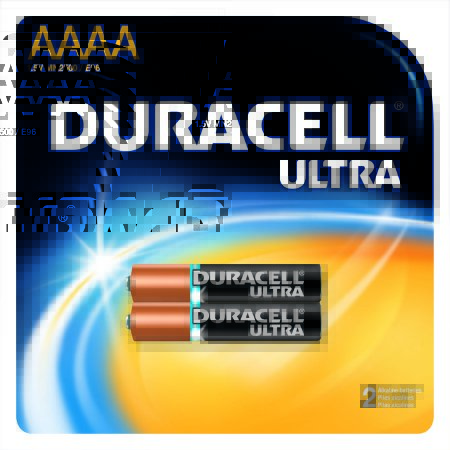 Picture of Alkaline Battery Duracell® Ultra AAAA Cell 1.5V Disposable 2 PackMX2500B2PK