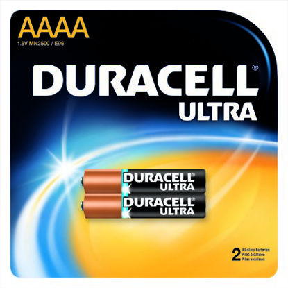 Picture of Alkaline Battery Duracell® Ultra AAAA Cell 1.5V Disposable 2 PackMX2500B2PK