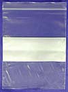 Picture of Zip Closure Bag with Write-On Block DawnMist® 8 X 10 Inch Plastic Clear / White BlockZIP810WB