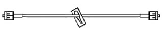 Picture of Extension Set 30 Inch Tubing Without Ports 0.8 mL Priming Volume DEHP-Free, Lipid Resistant42-3000