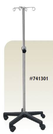 Picture of IV Infusion Stand Ram Horn Hook Jr. Heavy Weight™ 4-Hook 5 Legs, 22-1/2 Inch Base Diameter741301