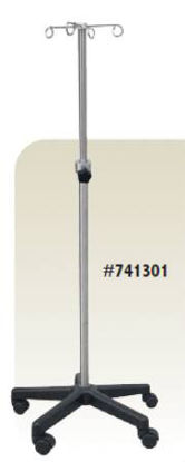 Picture of IV Infusion Stand Ram Horn Hook Jr. Heavy Weight™ 4-Hook 5 Legs, 22-1/2 Inch Base Diameter741301